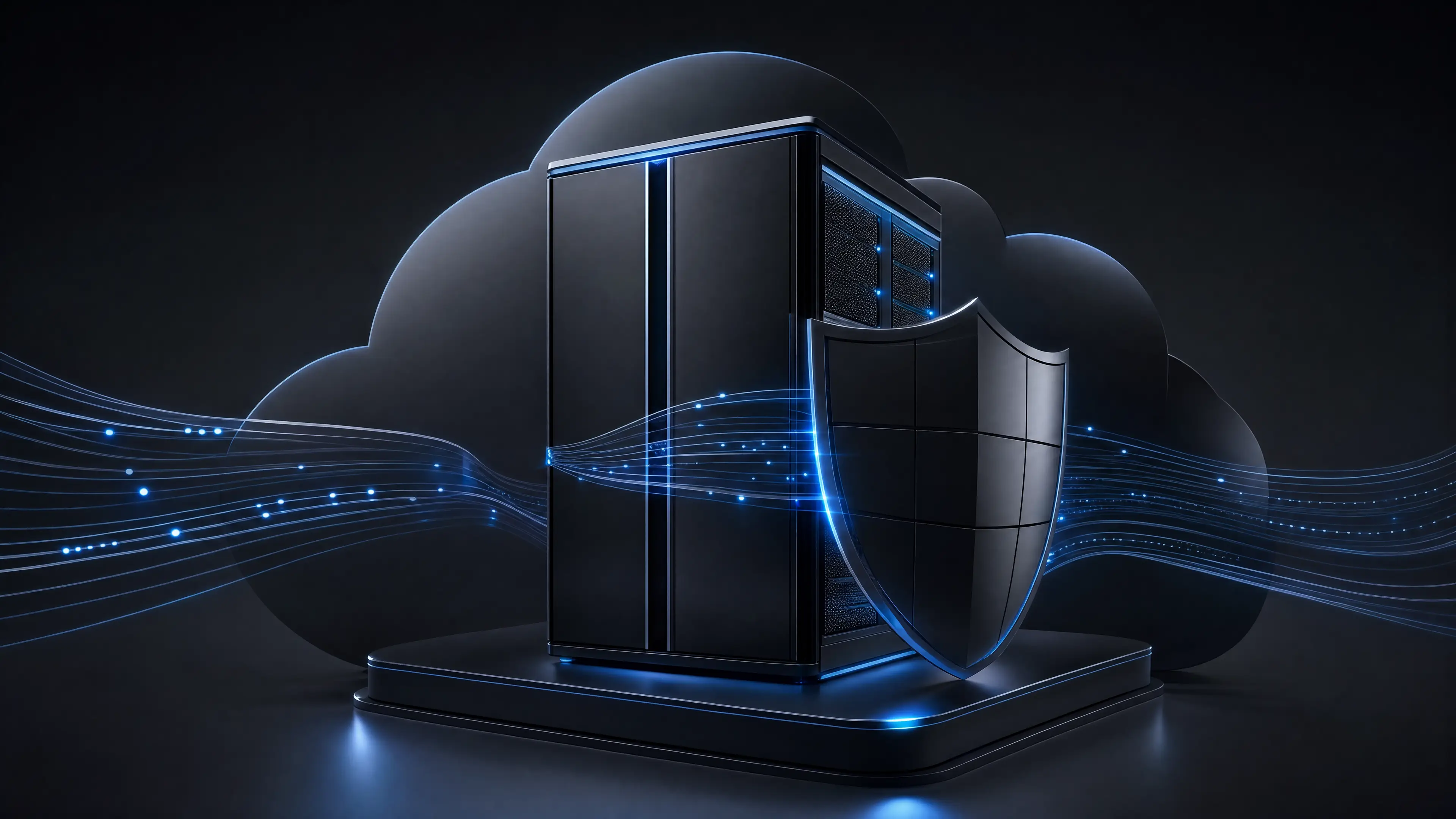 Privacy Server OS premium product teaser visual
